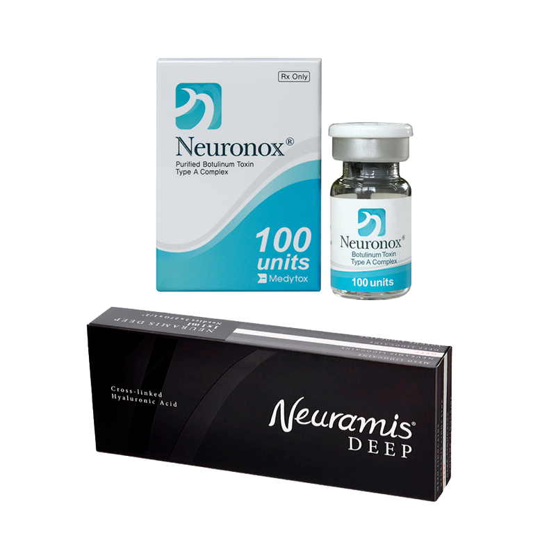 Neuronox Tipo A 100 unidades + Neuramis Ácido Hialurónico Deep Lidocaine