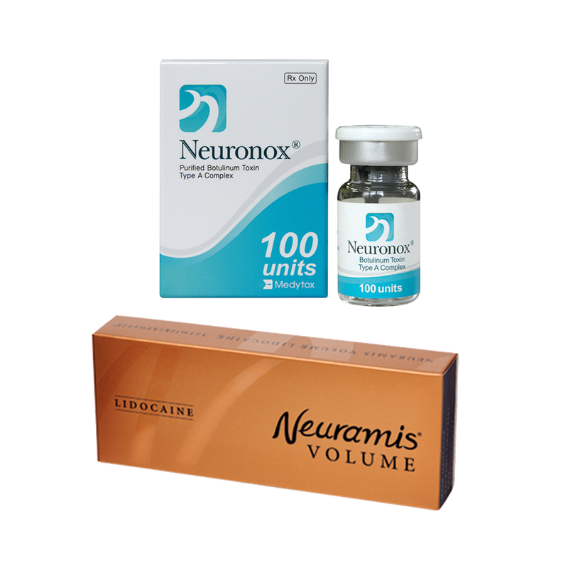 Neuronox Tipo A 100 unidades + Neuramis Ácido Hialurónico Volume Lidocaine